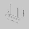 Линейный подвесной светильник Maytoni Technical LL312026