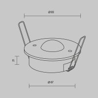 Датчики движения и освещенности Maytoni Lighting control 727001
