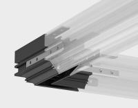 Коннектор угловой для корпуса в натяжной потолок Ambrella Light Track System GL1981