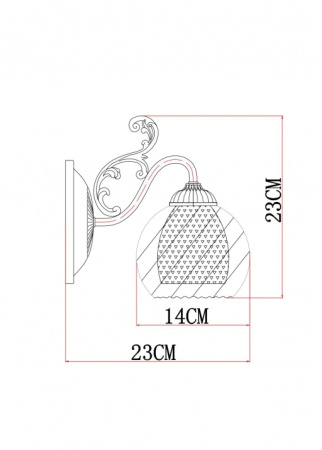 Бра Arte Lamp A7062AP-1AB