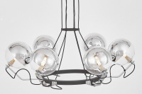 Подвесная люстра Lumina Deco LDP 9110-6 BK+CHR