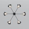 Подвесная люстра Eurosvet Enigma 70161/6 черный Smart a069046