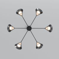 Подвесная люстра Eurosvet Enigma 70161/6 черный Smart a069046