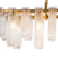 Люстра на штанге Indigo Brina 12027/10PL Brass V000367