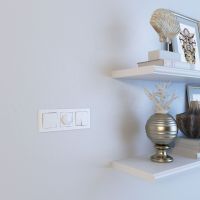 Клавиша Werkel Hammer для выключателя перекрестного белый W1219001