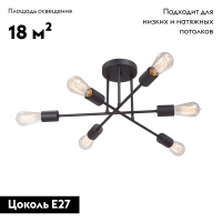 Потолочная люстра Vitaluce V3764-1/6PL