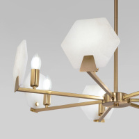 Потолочная люстра Eurosvet Marble 60158/7 латунь Smart a065050