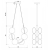 Подвесная люстра Freya Perlina FR4005PL-06B2