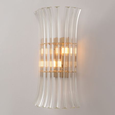 Настенный светильник Crystal Lux CASCADA AP2 BRASS