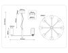 Подвесная люстра Ambrella Light High Light Modern LH11109