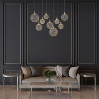 Каскадная люстра Eurosvet Gemini 90353/9 хром a069039