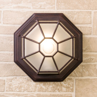 Уличный настенный светильник Telarana L капучино GL 1024D Elektrostandard