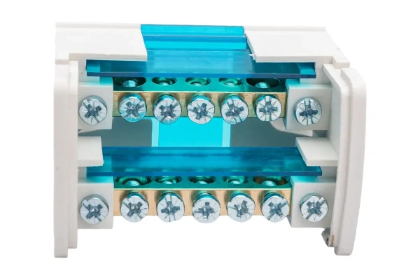 Шина "N" нулевая на DIN-рейку в корпусе 2х7 групп TDM