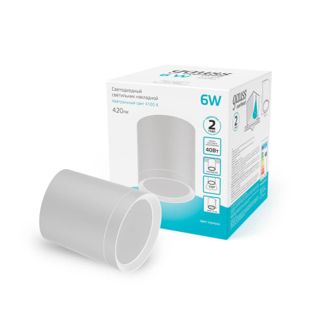 Потолочный светодиодный светильник Gauss Overhead HD022