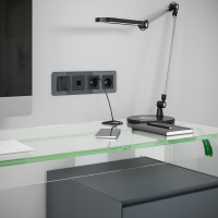 Рамка Werkel Elite на 4 поста графит W0042440