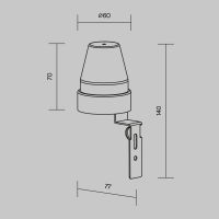 Датчики движения и освещенности 2200Вт Maytoni SL-02
