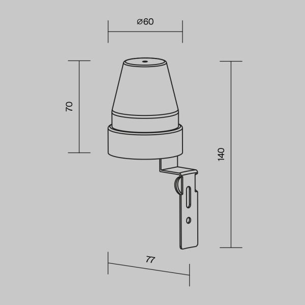 Датчики движения и освещенности 2200Вт Maytoni SL-02