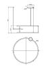 Подвесная люстра Maytoni Line MOD016PL-L52BK