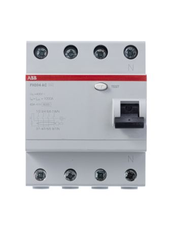 УЗО ABB FH204 4P 40A 30mA AC