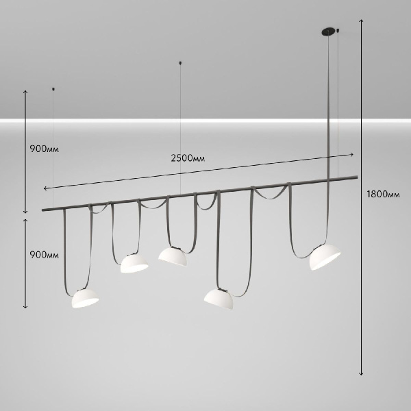 Комплект ременной трековой системы Denkirs Belty Set DK55SET06-02-DG
