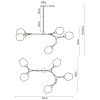 Люстра на штанге Arte Lamp Yuka A4103SP-5GO