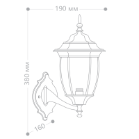 Уличный настенный светильник Feron PL6301 11897