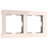 Рамка на 2 поста Acrylic айвори W0022743 Werkel