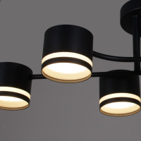 Потолочная люстра Reluce 77730-0.3-08 GX53 BK