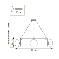 Подвесная люстра Lightstar Gamma G9 737166