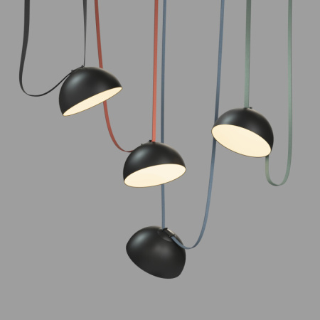 Трековый однофазный светильник Denkirs Belty Flow DK5563-BK