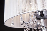 Торшер Eurosvet 2045/3F хром/белый