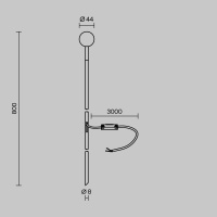 Ландшафтный светильник Maytoni Shin O523FL-L2BS3K