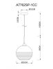 Подвесной светильник ARTE Lamp A7762SP-1CC
