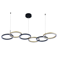 Подвесной светильник Indigo Anello 14034/A/6P Black
