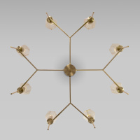 Потолочная люстра Eurosvet 60143/8 латунь