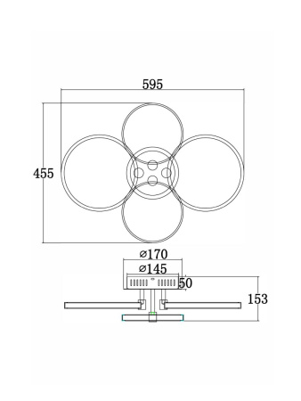 Потолочный светильник Freya Gritta Market FR10018CL-L40W
