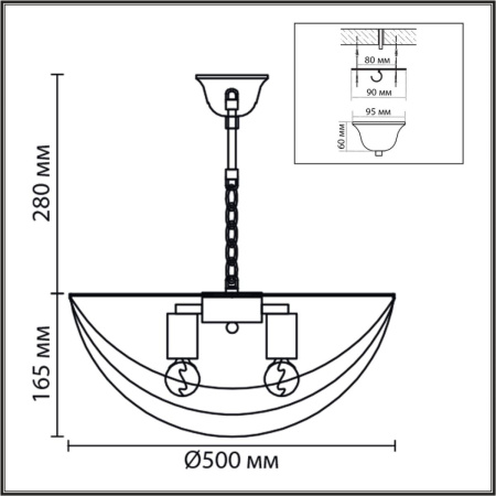 Подвесная люстра Lumion Neoclassi Amalia 8377/5