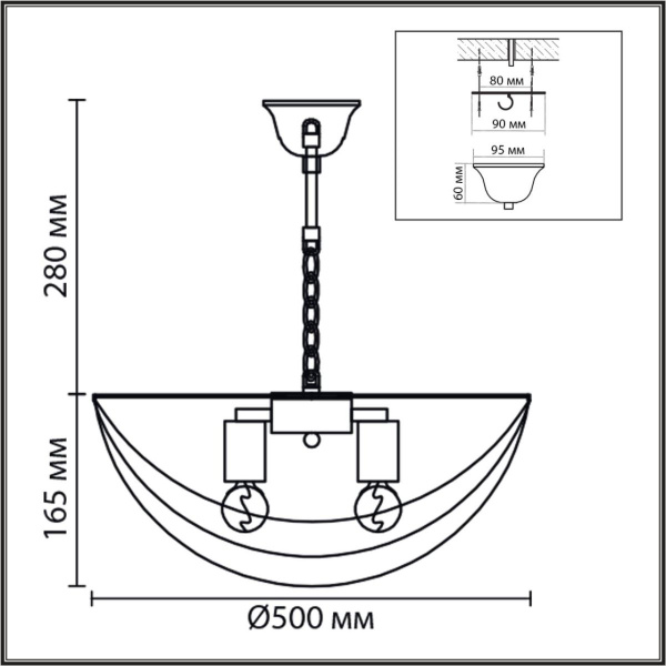 Подвесная люстра Lumion Neoclassi Amalia 8377/5