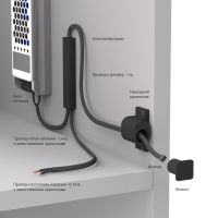 Выключатель сенсорный с функцией диммирования 12/24V 36/72W Elektrostandard 95003/01 4690389218965 a072042