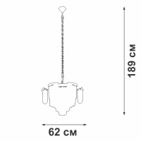 Подвесная люстра Vitaluce V58370-8/13