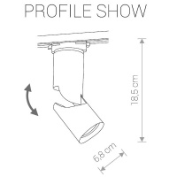 Трековый светодиодный светильник Nowodvorski Profile Show 9424