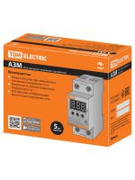 Реле напряжения 1ф АЗМ-LED с LED-дисплеем 63А-230В TDM