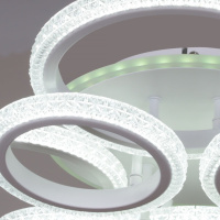 Потолочная люстра Reluce 06333-0.3-4+4A WH (RGB)