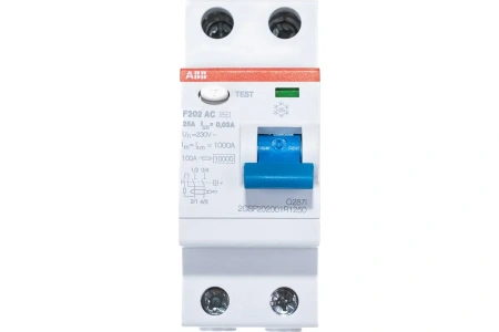 УЗО ABB F202 2P 25A 30mA AC