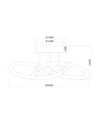 Потолочный светильник Freya Fancy FR6059CL-L35B