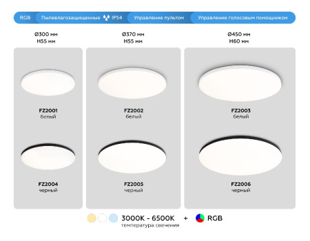 Потолочный светильник Ambrella Light Orbital Dance FZ2003