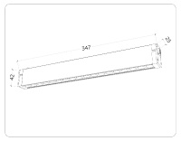 Трековый магнитный светильник Ambrella Light Magnetic 220V GL1311