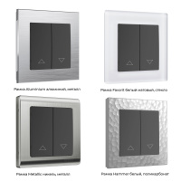 Выключатель жалюзи черный WL08-01-02 Werkel