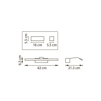 Подсветка для зеркал Lightstar Muro Spec 808687-4