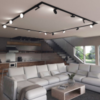 Трековый светодиодный светильник Elektrostandard Pila 85078/01 черный